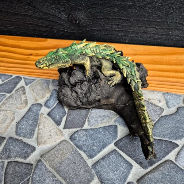 Houten Krokodil Beeld
