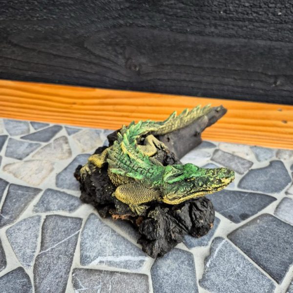 Houten Krokodil Beeld