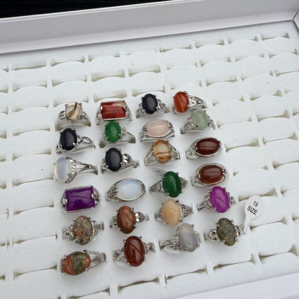Edelsteen Ringen Maat 19