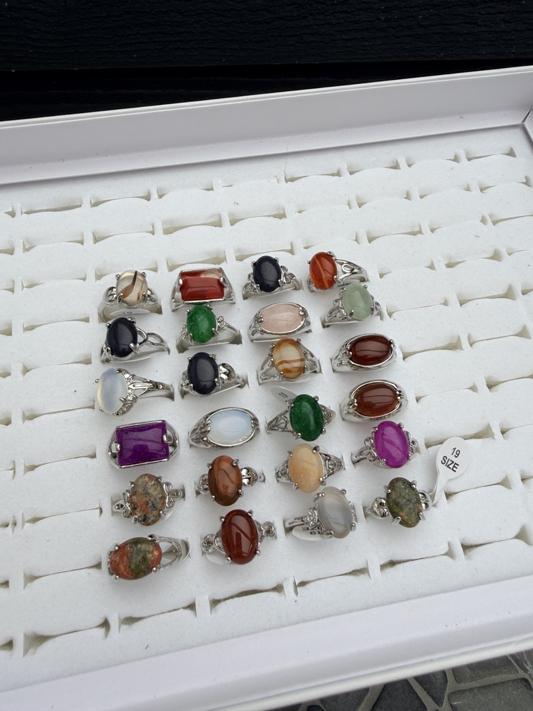 Edelsteen Ringen Maat 19