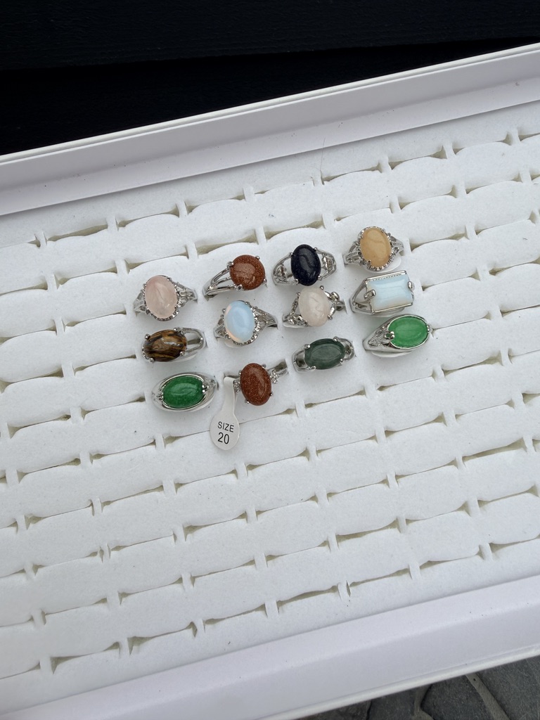 Edelsteen Ringen Maat 20