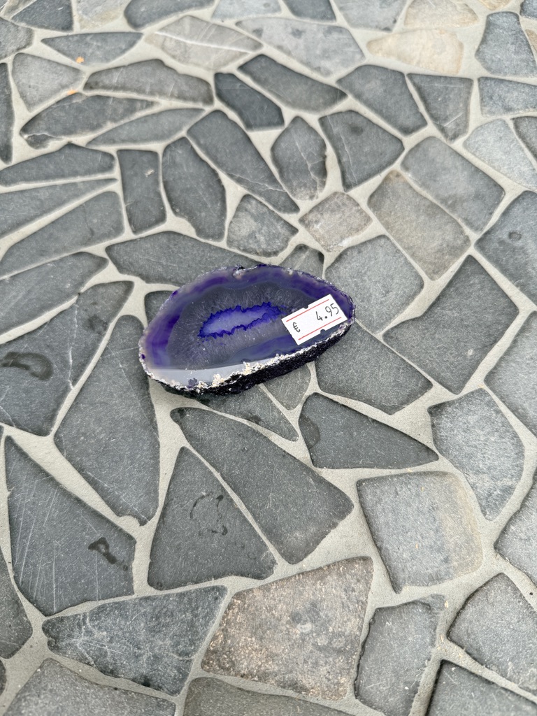 Kleine Paarse Agaat Plak